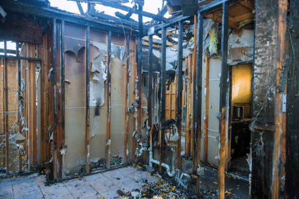 Professional Fire Damage Removal technician working in Horsham, PA